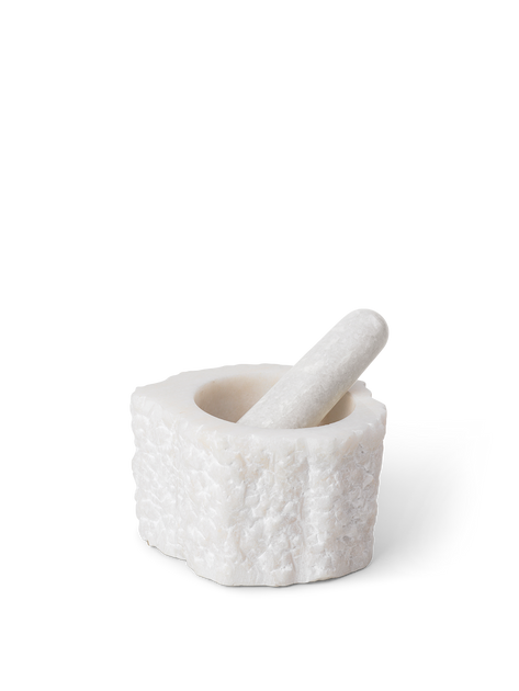 Quarry Marble Mortar and Pestle