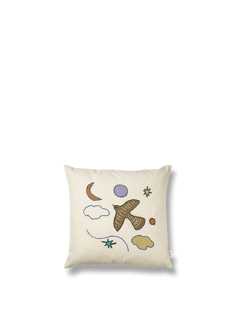 Ferm Living - Naive Cushion - Cuscino per bambini - Bird