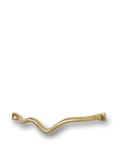 Curvature Handle | Brass | Organically shaped | Ferm Living