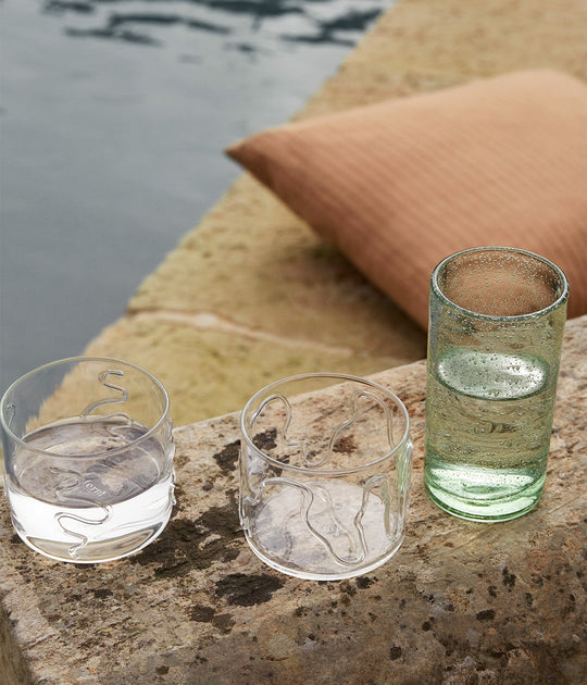 Ferm Living - Oli Champagne Flute - Recycled Clear