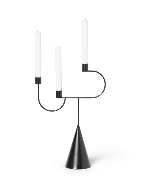 Avant Candelabra - Black by ferm LIVING