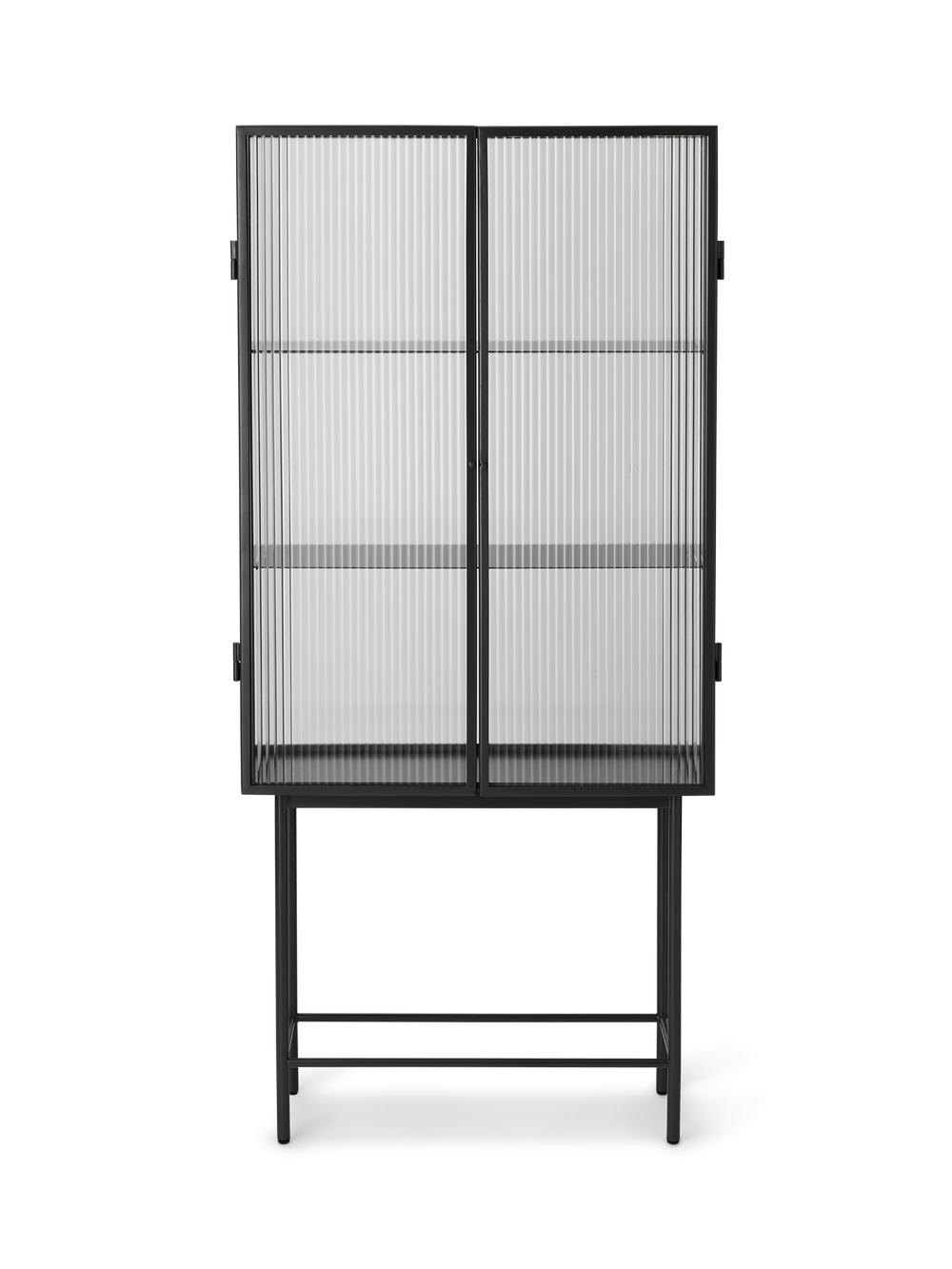 Haze Vitrine | Display cabinet with reeded glass