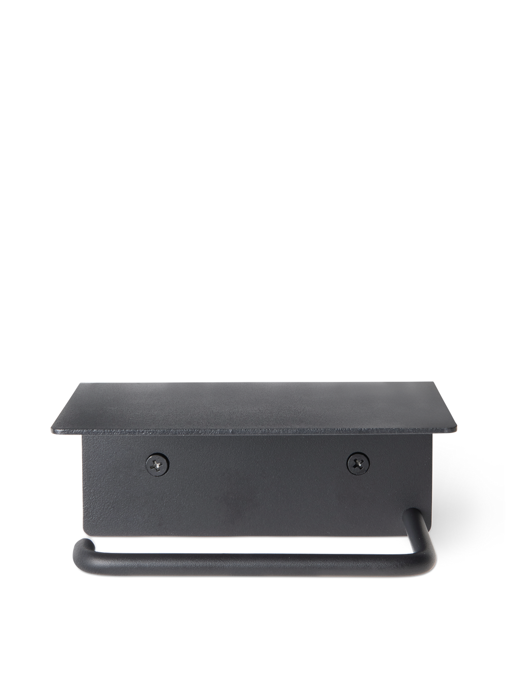 Dora Toilet Paper Holder with Shelf – Black | Ferm Living Dora Toilet Paper Holder with Shelf – Black | Ferm Living