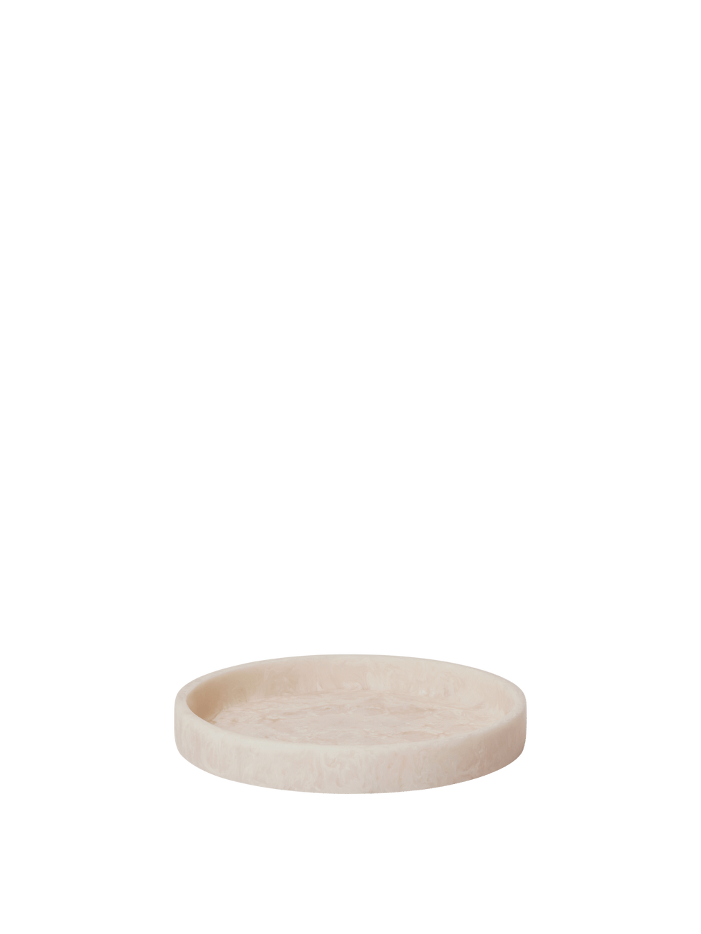 Mist Round Tray - Pearl