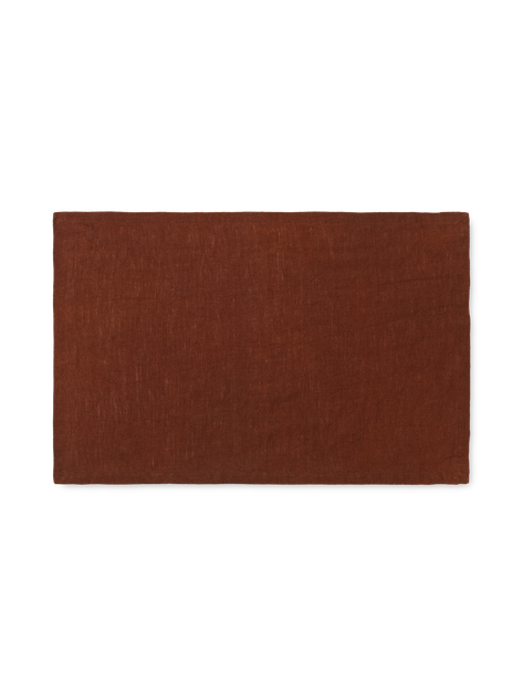 Linen Placemat - Set of 2 - Cinnamon | ferm LIVING