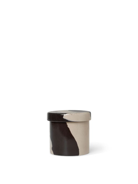 Inlay Container - Sand/Black by ferm LIVING