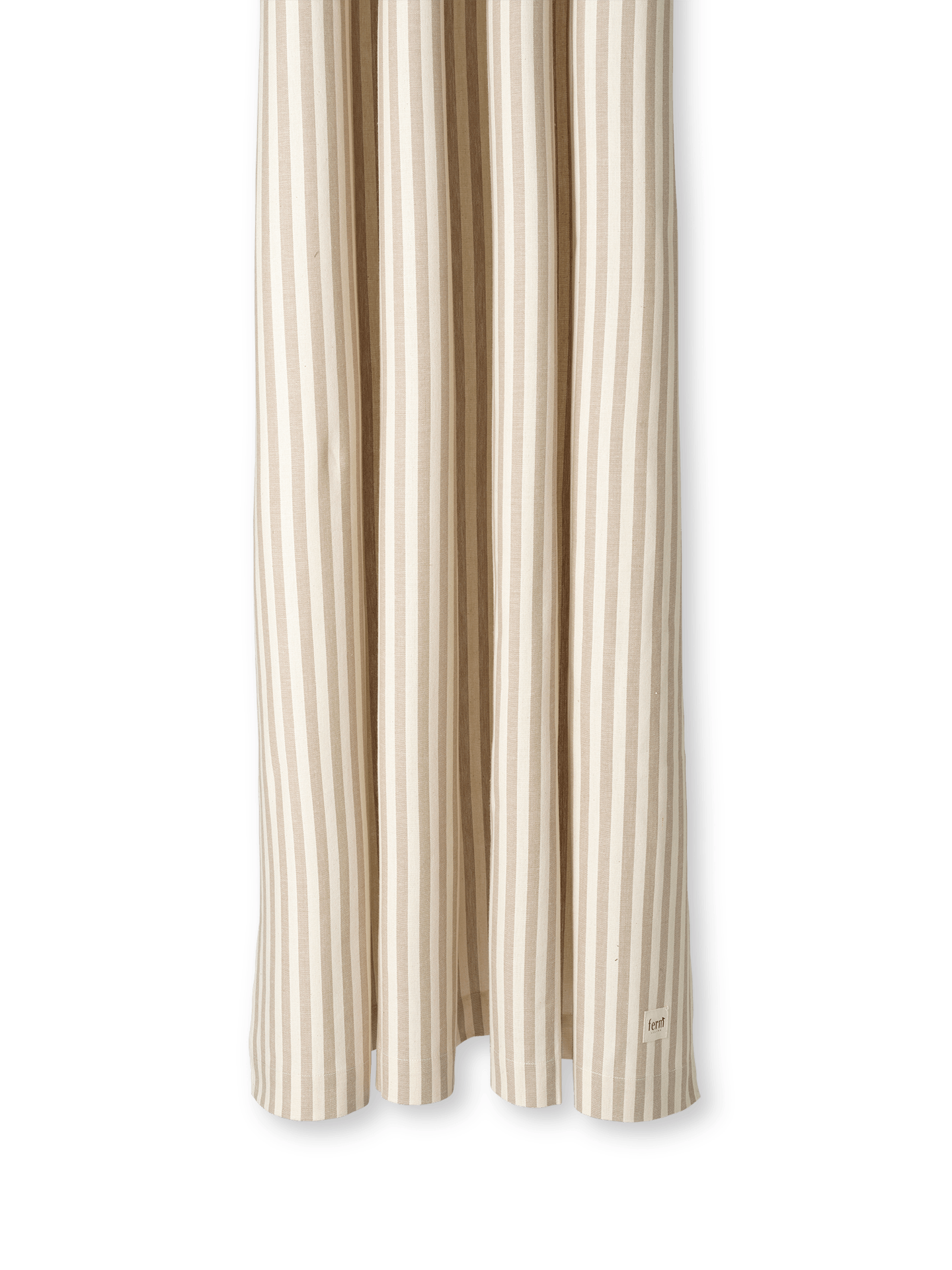 Chambray Shower Curtain Sand/Offwhite by ferm LIVING