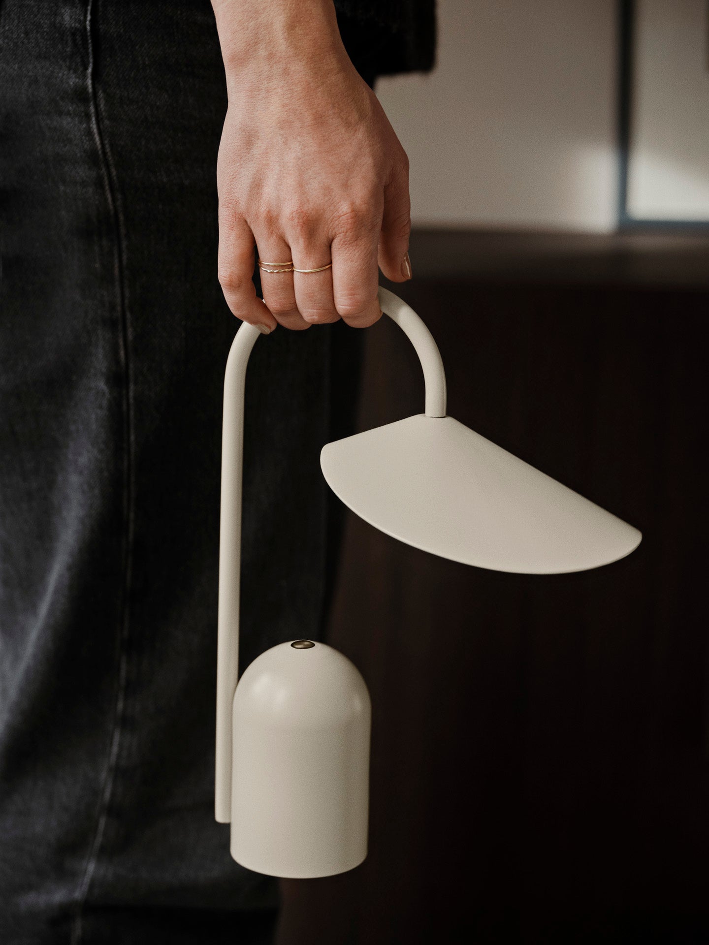 Arum Portable Lamp - Beige | ferm LIVING