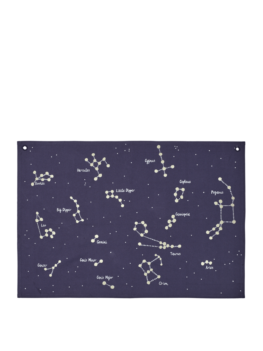 Constellation Textile Map - Dark Blue – Ferm Living