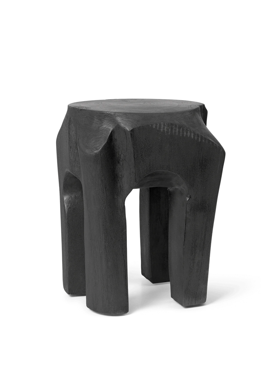Beautiful stool made from a teak tree root → FermLiving.com