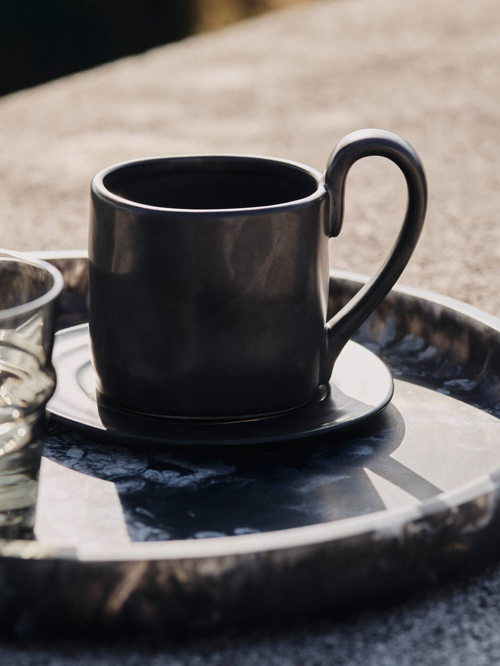 Ferm Living - Flow Mug with Saucer