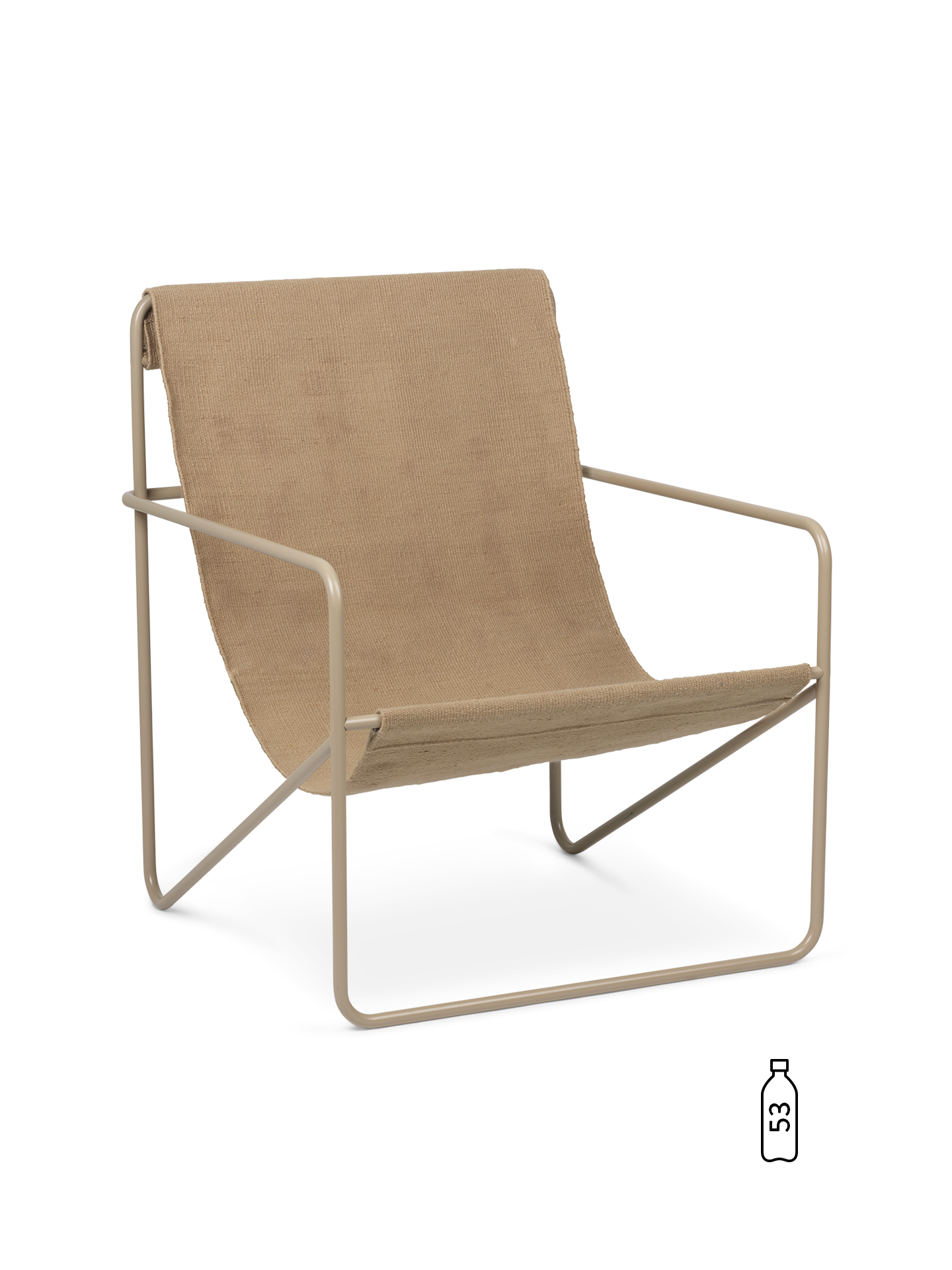 Desert Lounge Chair - Cashmere/Solid Cashmere by Ferm Living