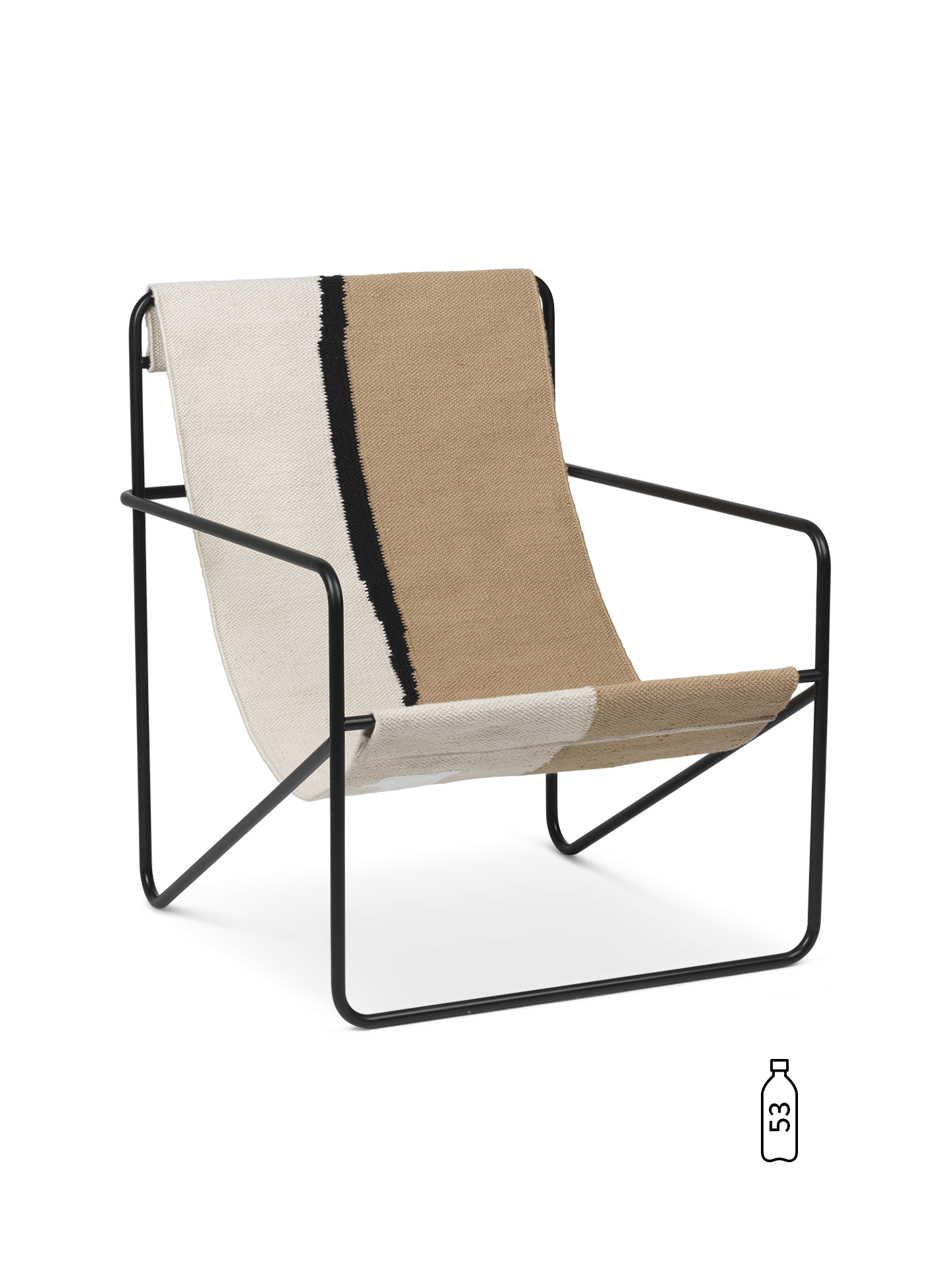 Desert Lounge Chair - Black/Soil by Ferm Living