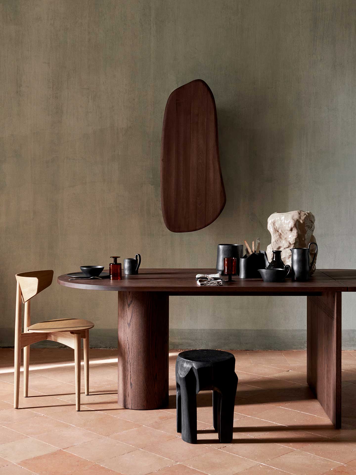 Feve Wall Cabinet - Walnut | Ferm Living