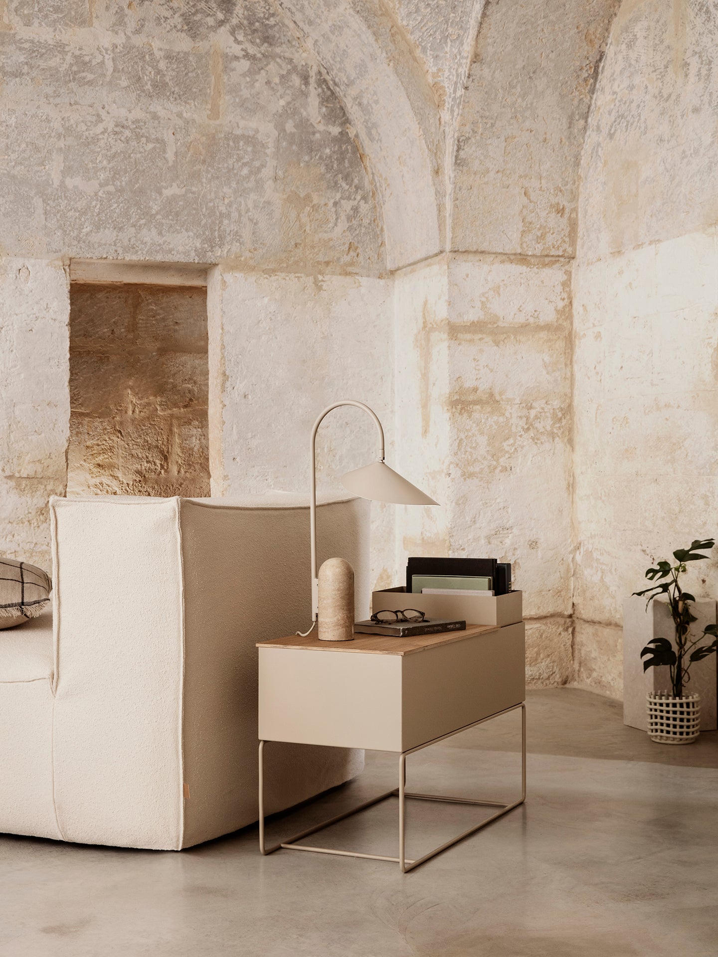 Plant Box Pot in Cashmere by Ferm Living | Made for Plant Box Large