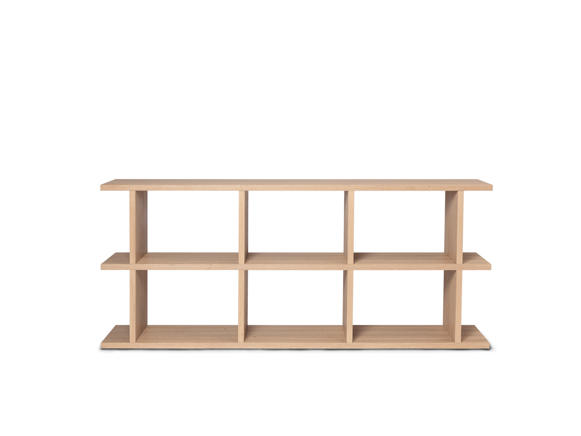 Kona Bookcase - 3x2 - Natural Oak Veneer | Ferm Living