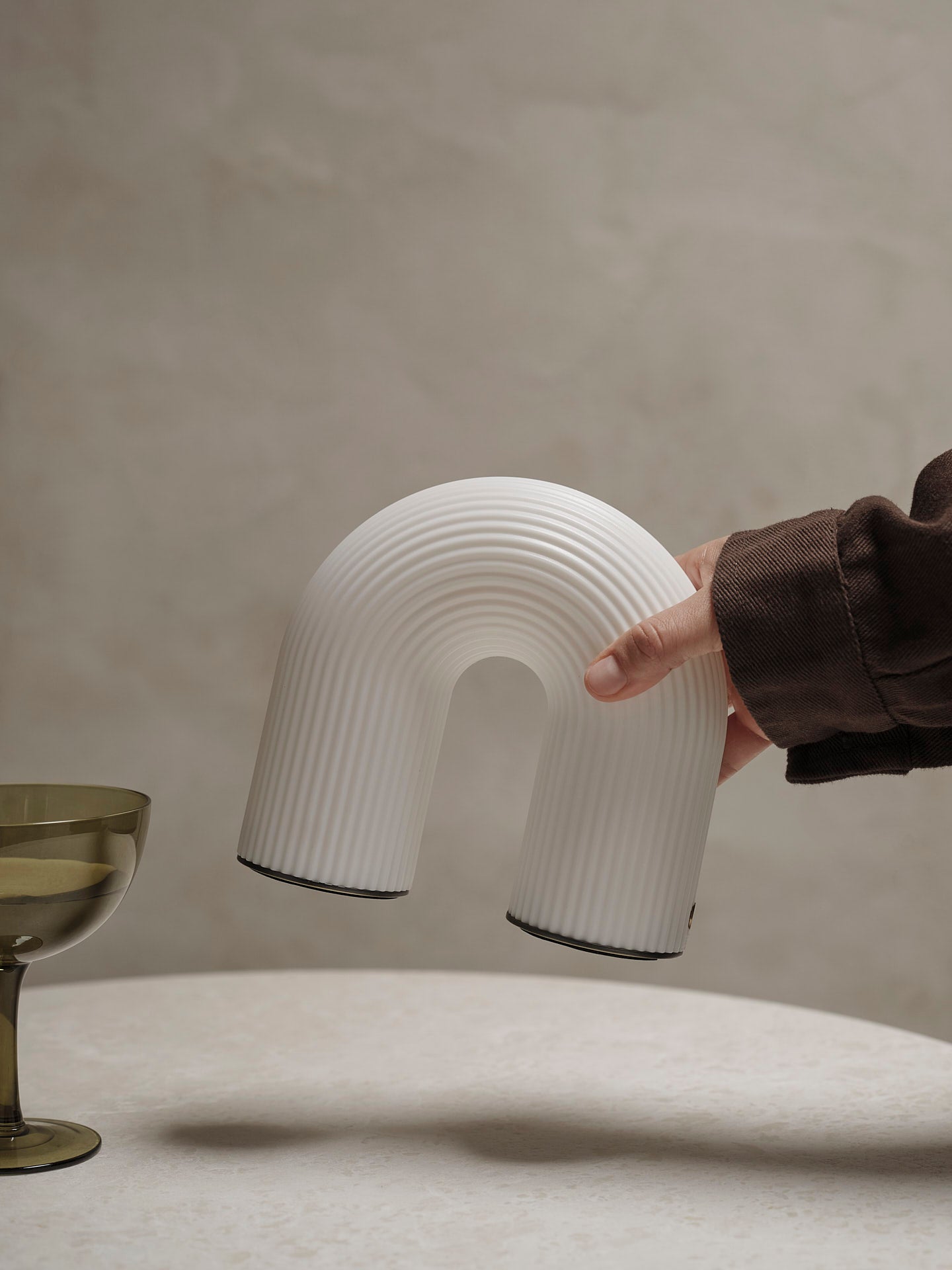 Vuelta Portable Lamp - White | Ferm Living