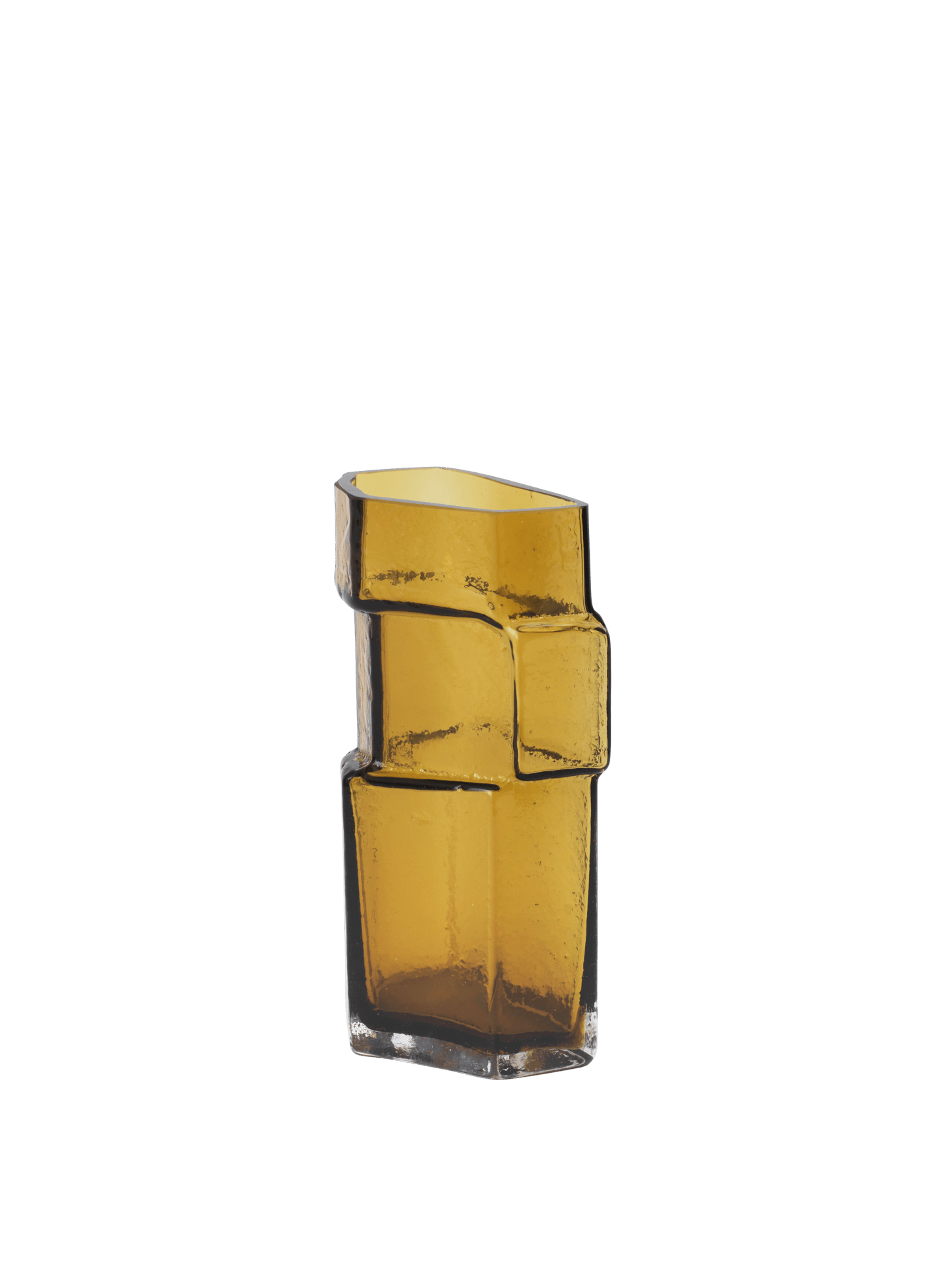 Muro Vase - Small - Recycled Amber