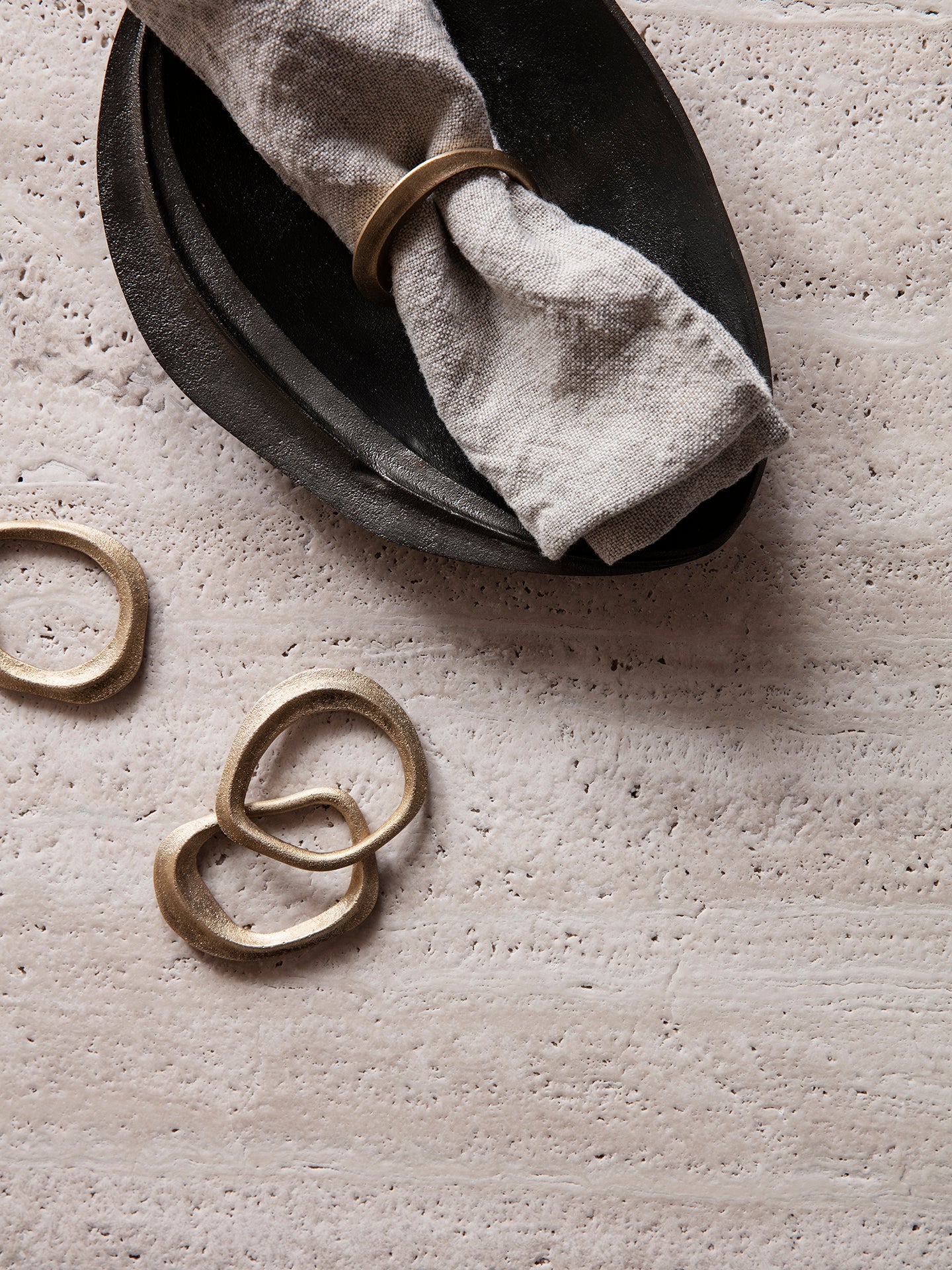 Ferm Living Flow Napkin Rings - Thumbnail 2