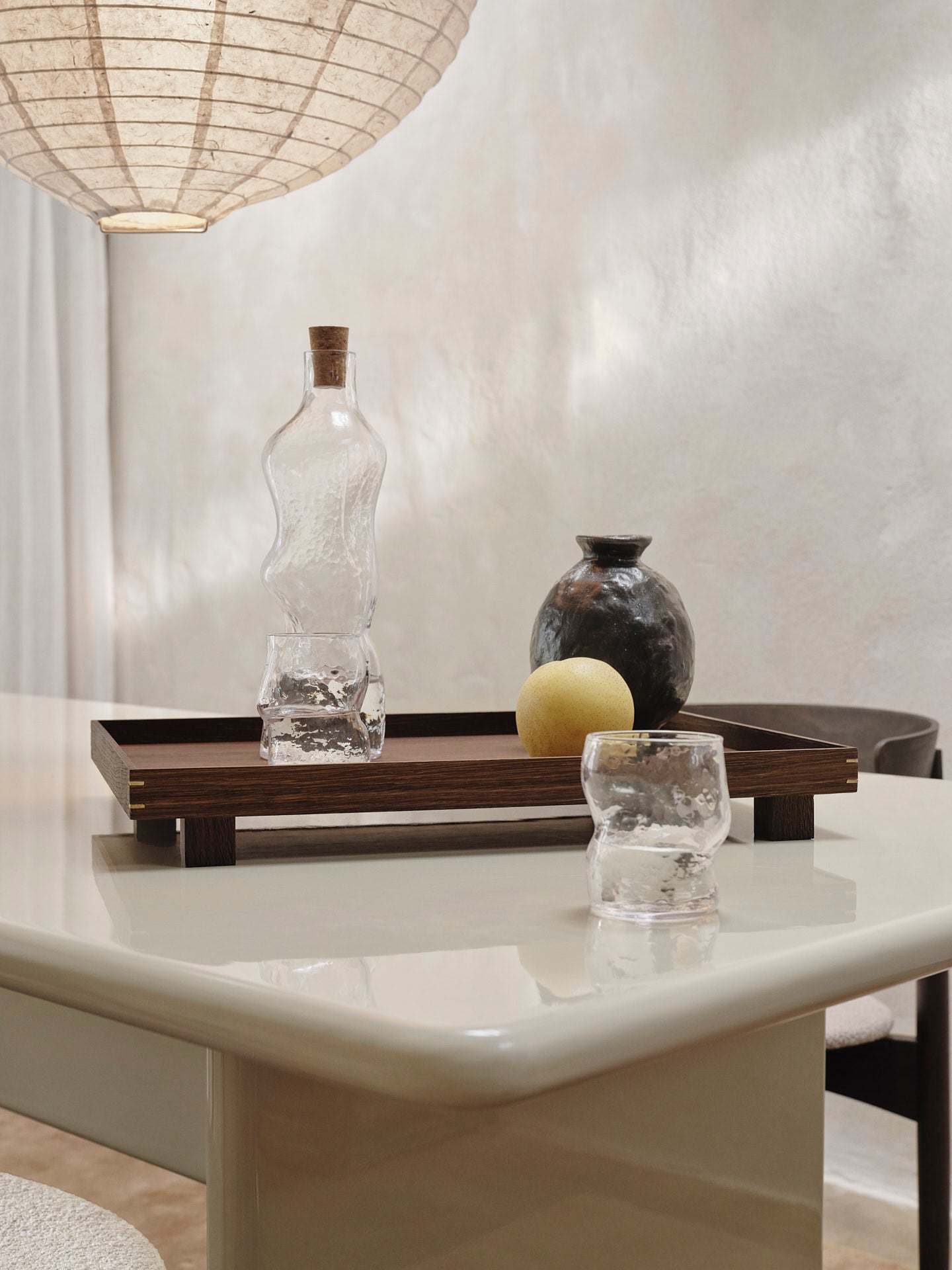 Bon Wooden Tray - Large - Smoked Oak | Ferm Living