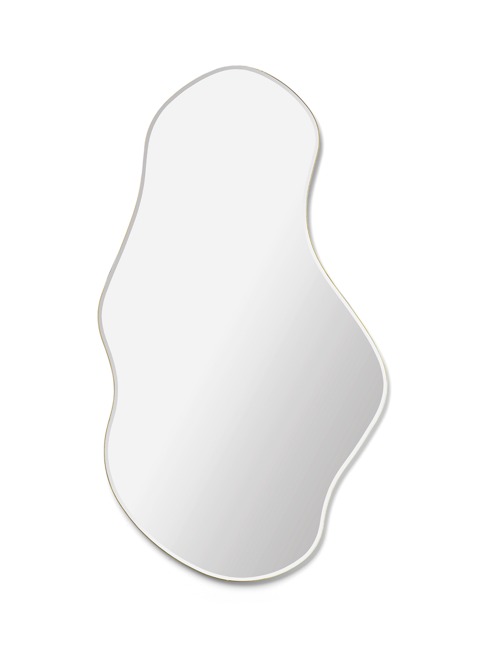 Pond Mirror in Brass | Large | Mirror with unique shape