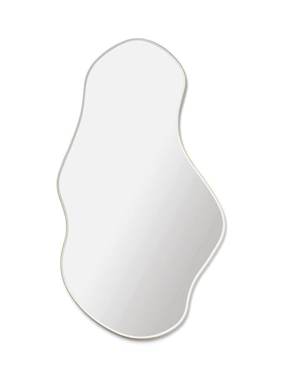 Pond Mirror in Brass | Large | Mirror with unique shape Pond Mirror in Brass | Large | Mirror with unique shape