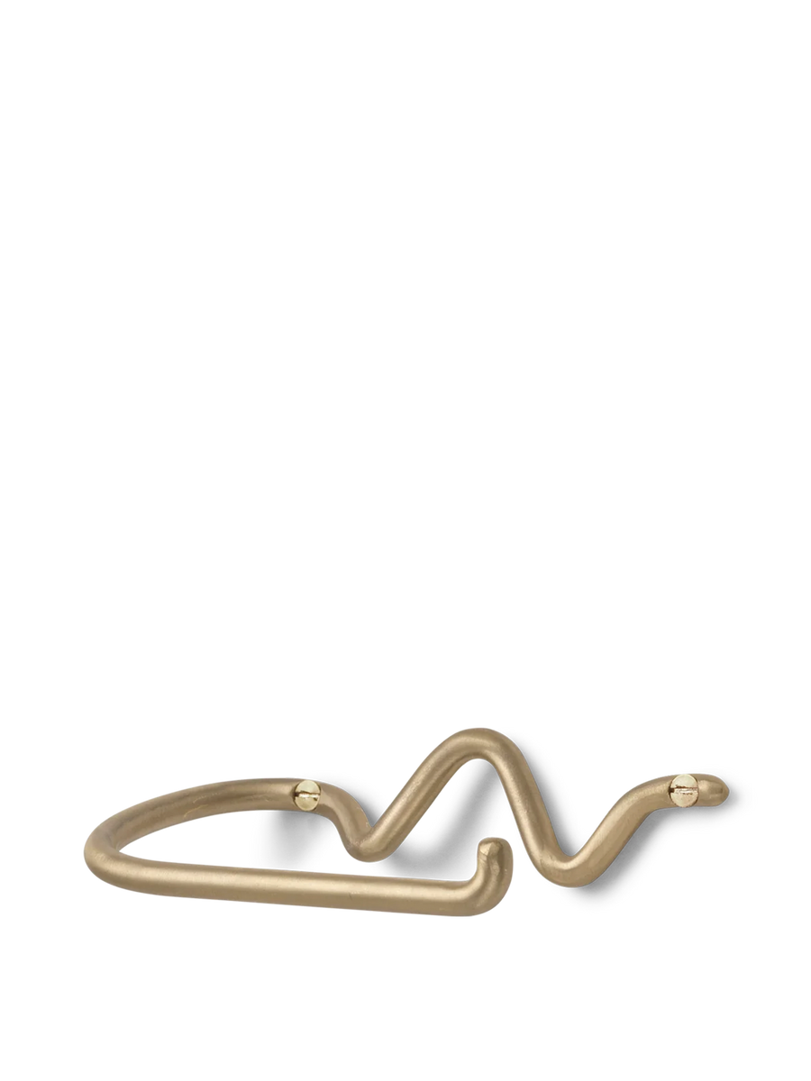 Curvature Toilet Paper Holder – Brass | Ferm Living