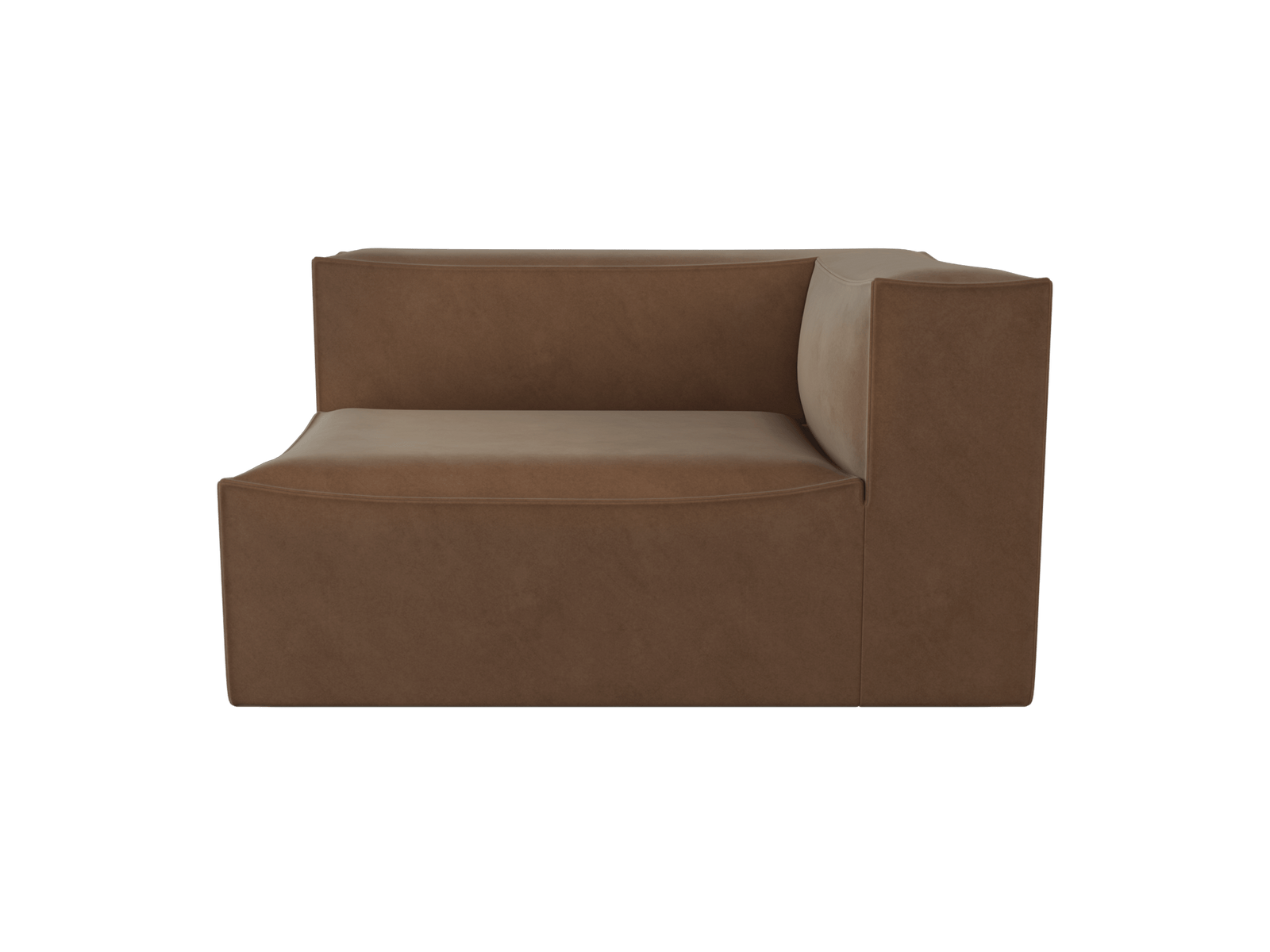 Catena Sofa Armrest Right L401 Rich Velvet - Soft Brown – Ferm Living