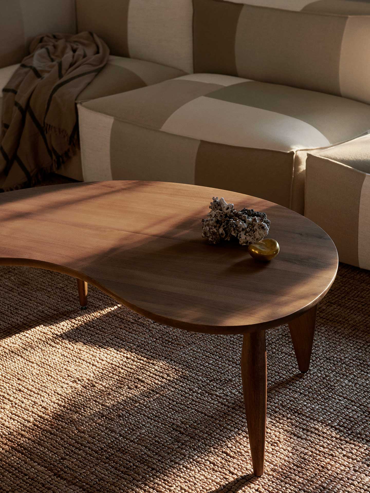Feve Coffee Table - Walnut | Ferm Living