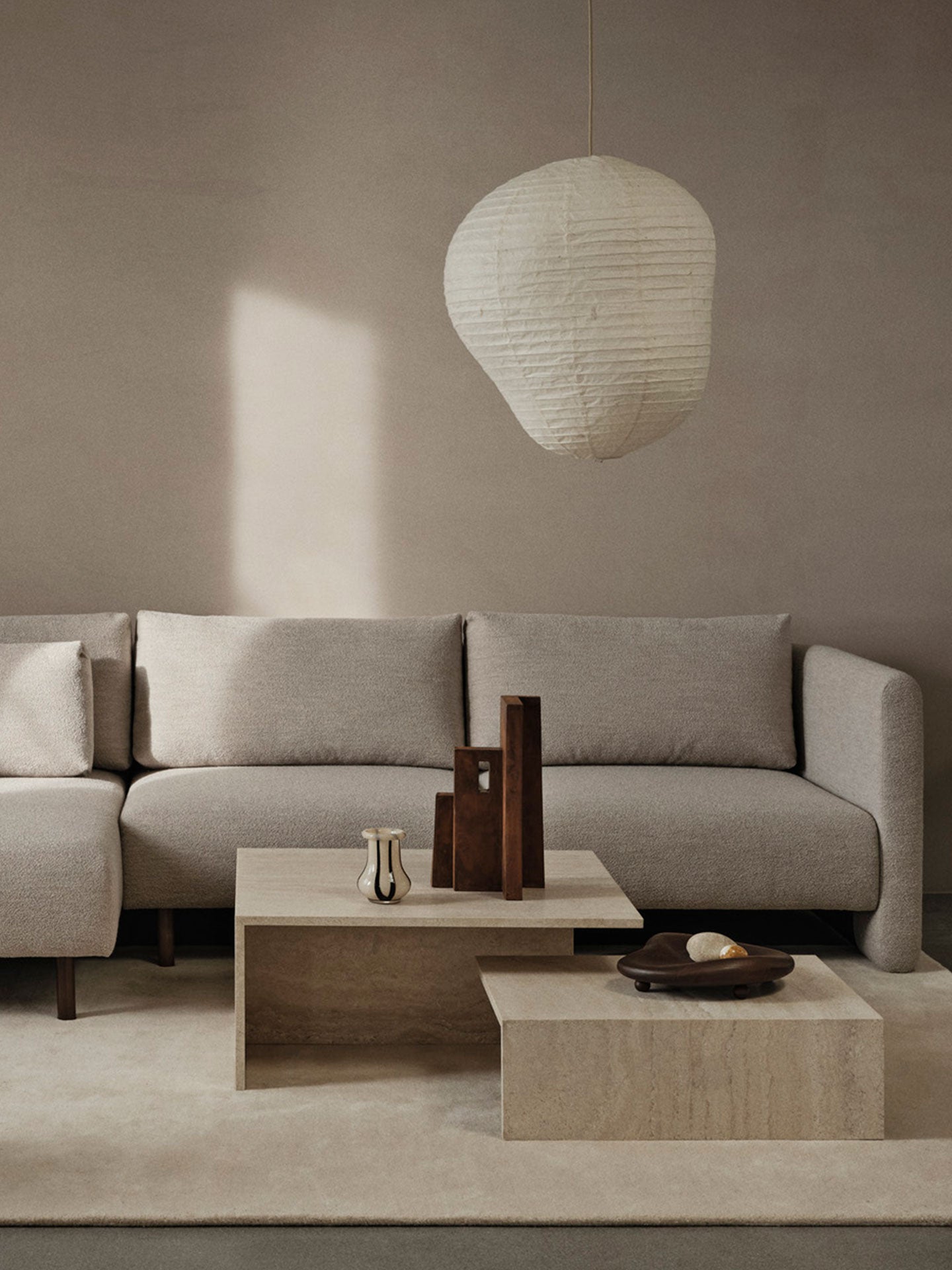 Kurbis Lampshade 80 cm – Natural | Ferm Living