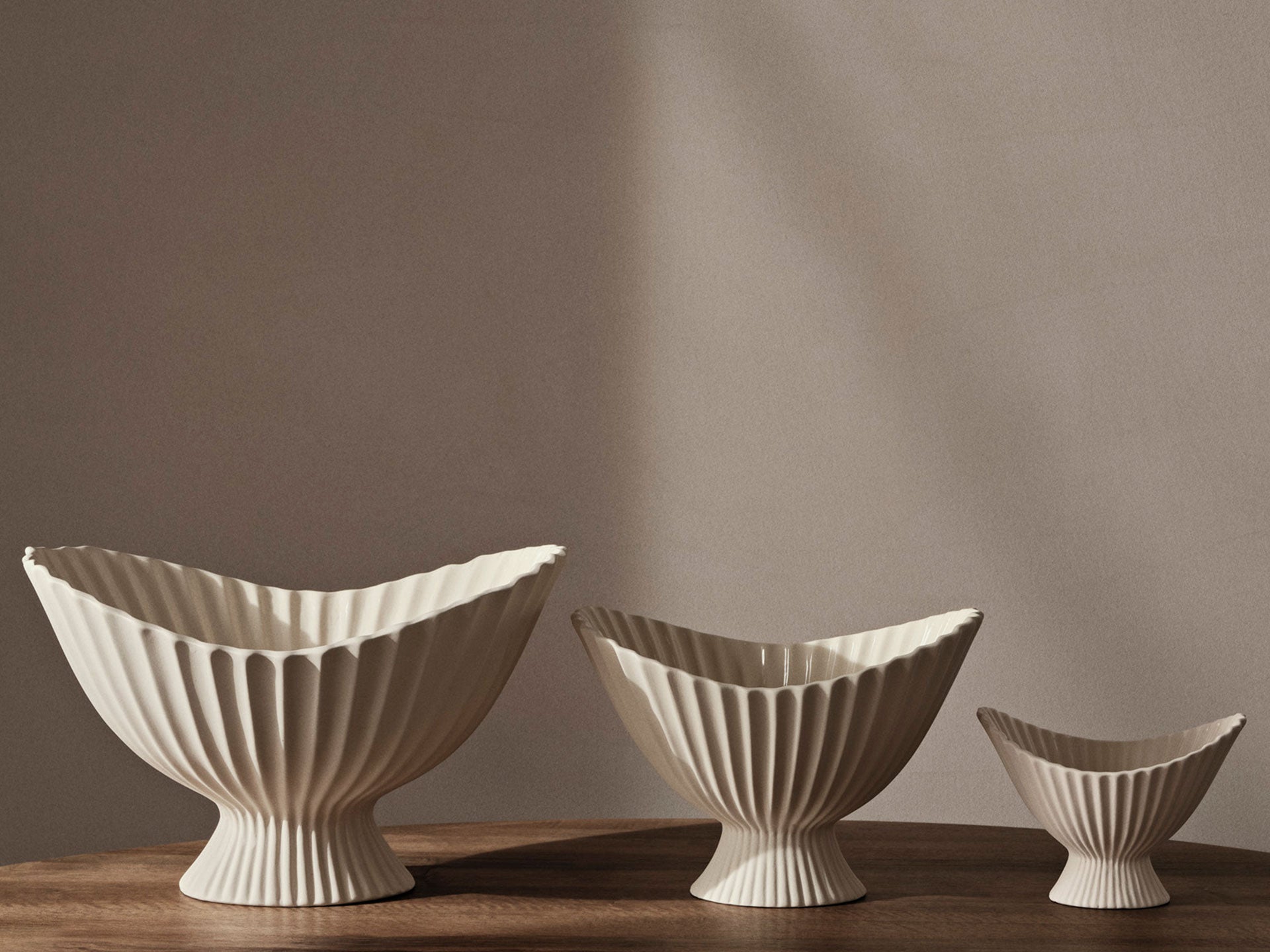 Fountain Centrepiece in Off-White by Ferm Living