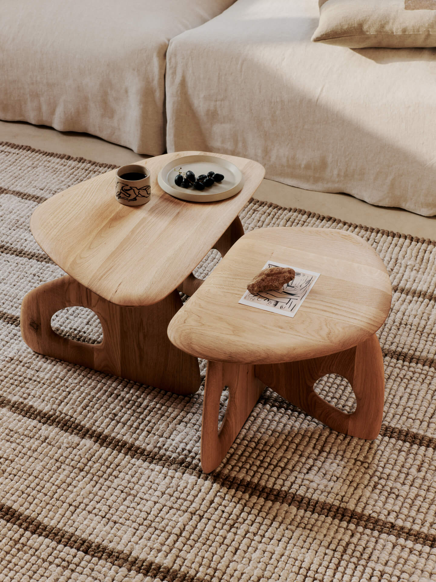 Oar Coffee Table - Small - Natural Oak – Ferm Living