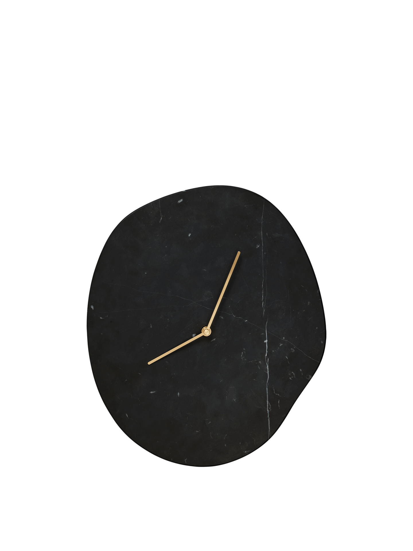 Melt Wall Clock - Black Marble – Ferm Living