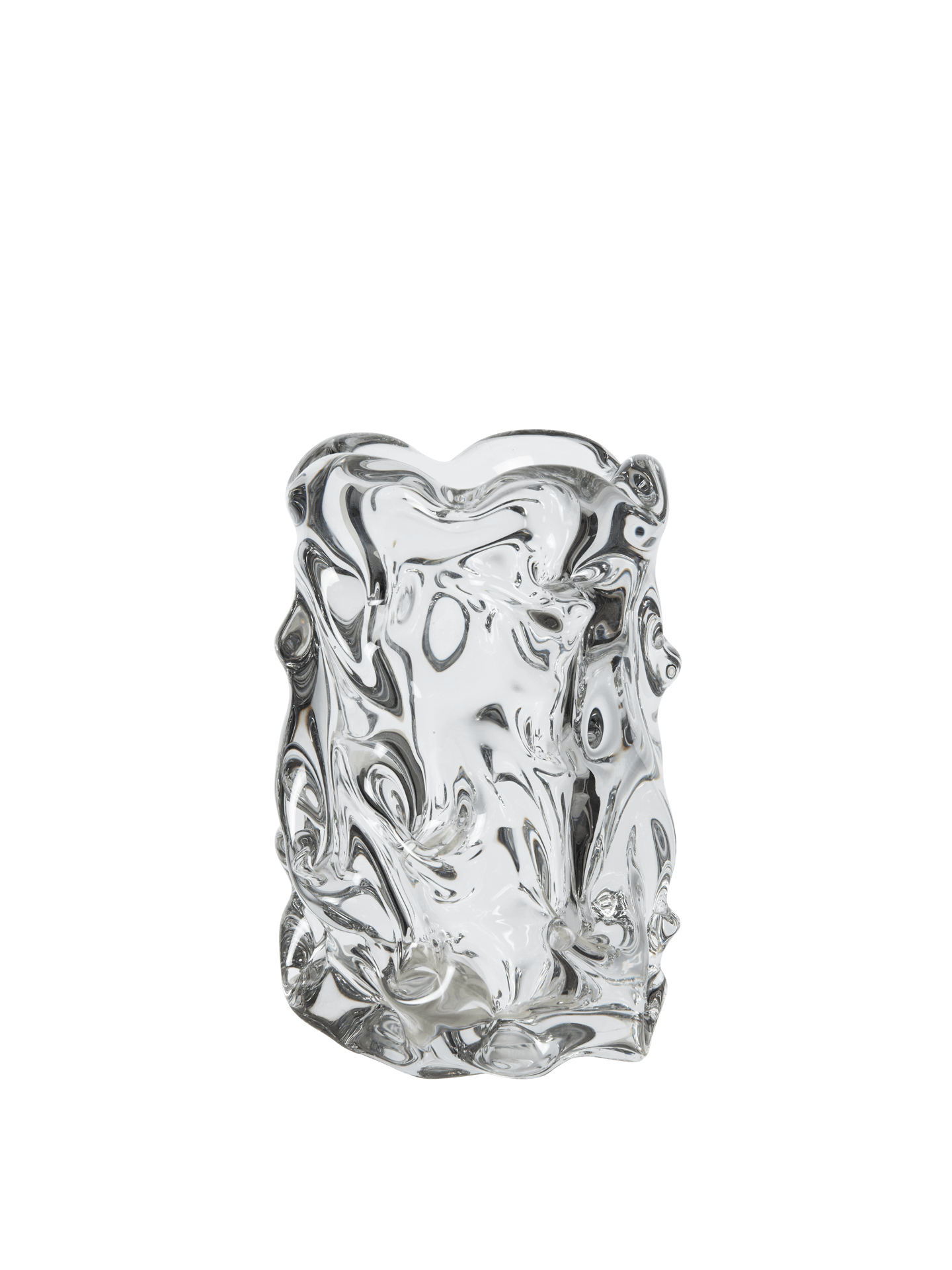 Virelle Vase - Small - Clear Glass – Ferm Living Virelle Vase - Small - Clear Glass – Ferm Living