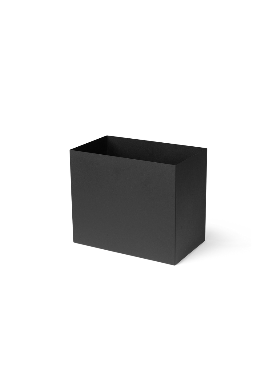 Plant Box Pot in Black by Ferm Living