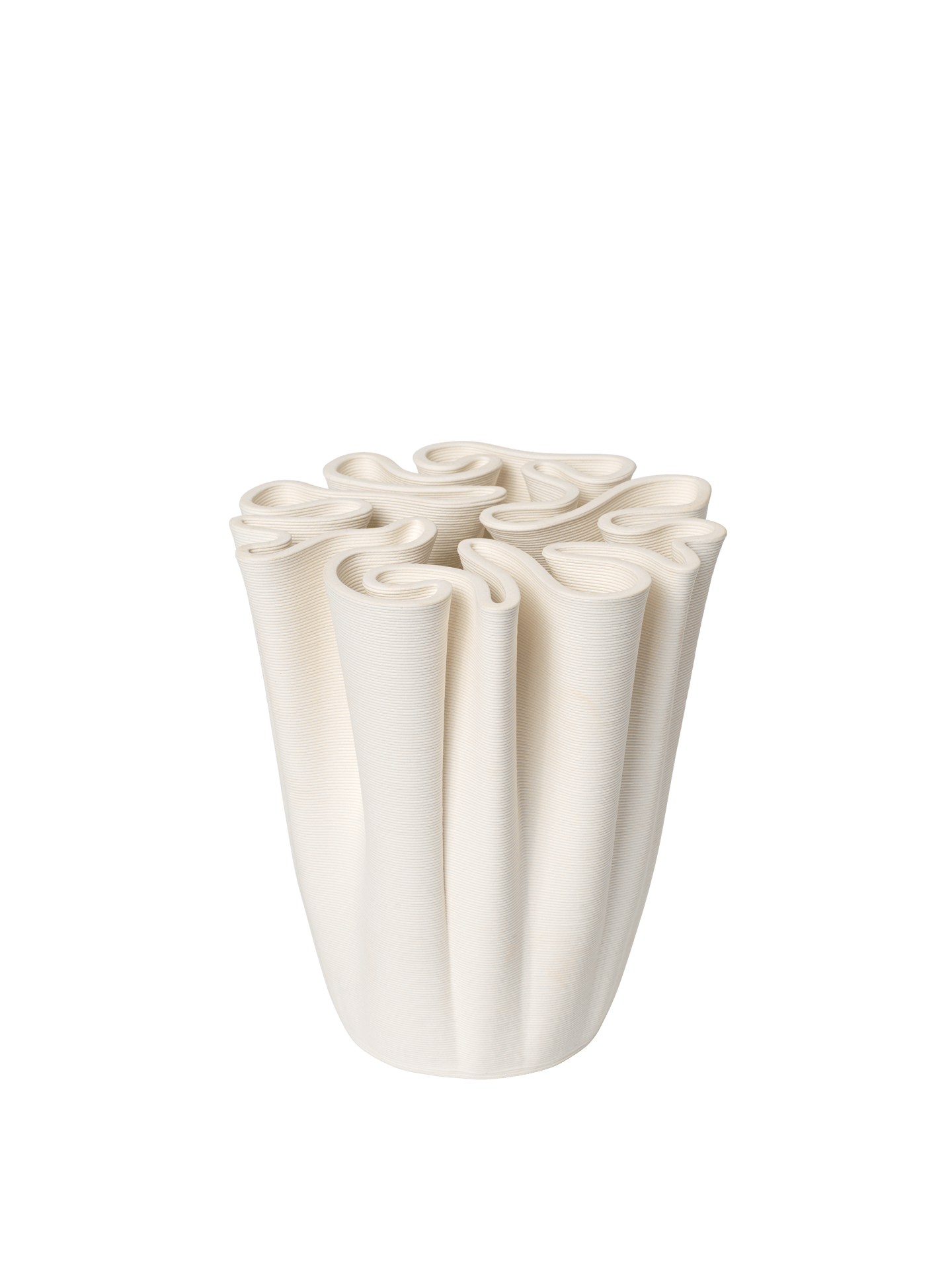 Dedali Vase - Medium - Off-White