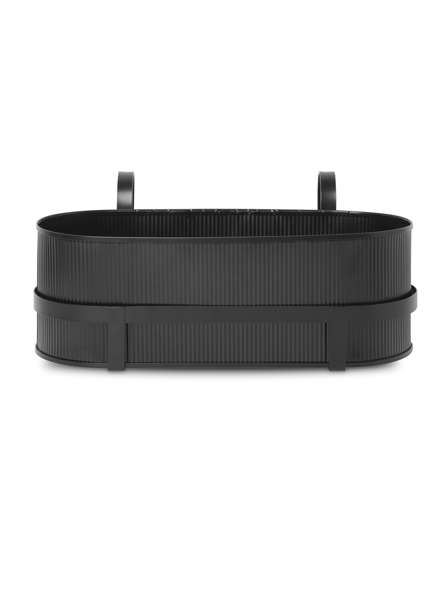 Bau balcony box | Stylish balcony box in black | Ferm Living