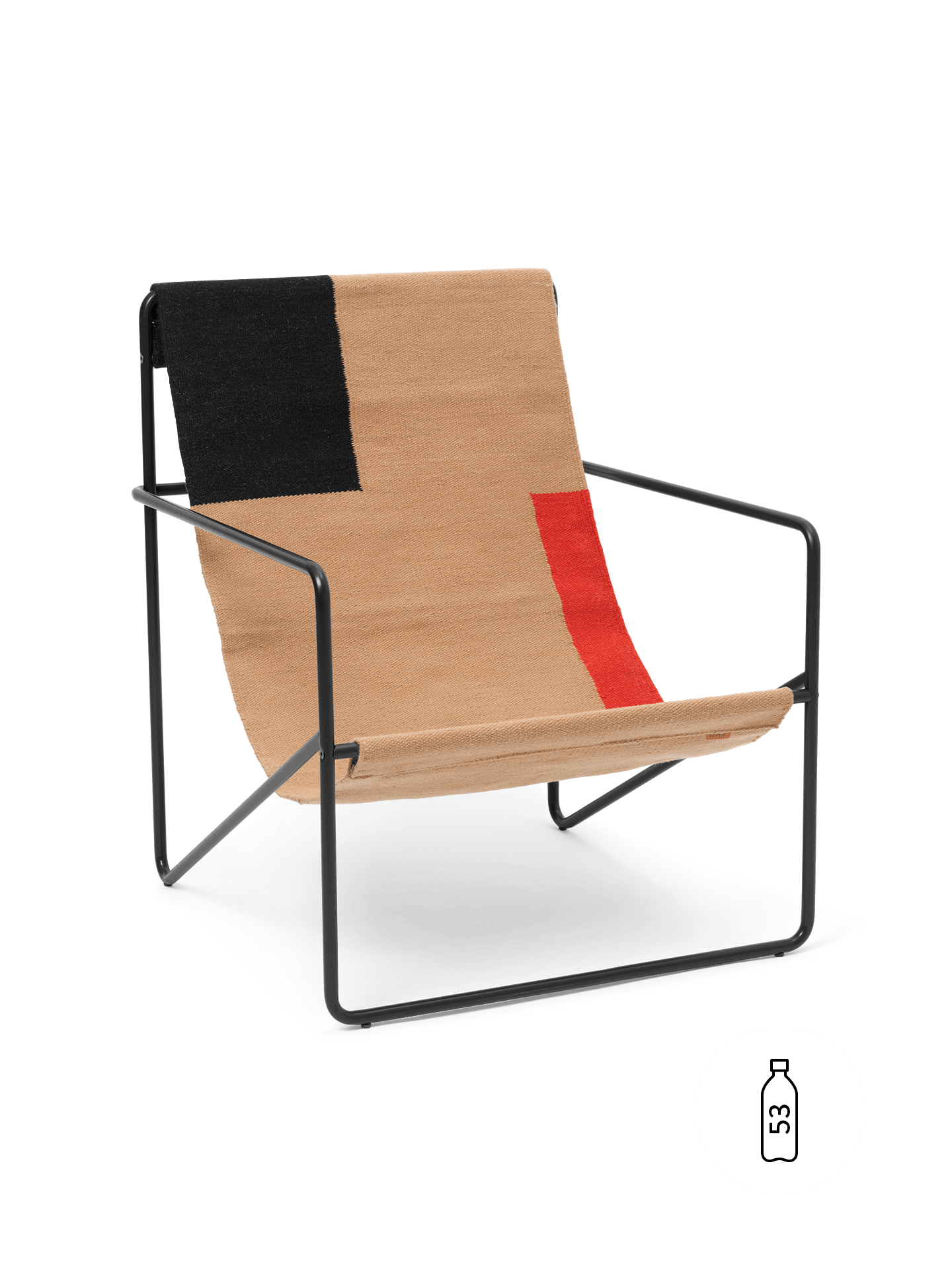 Desert Lounge Chair - Black/Soil by Ferm Living