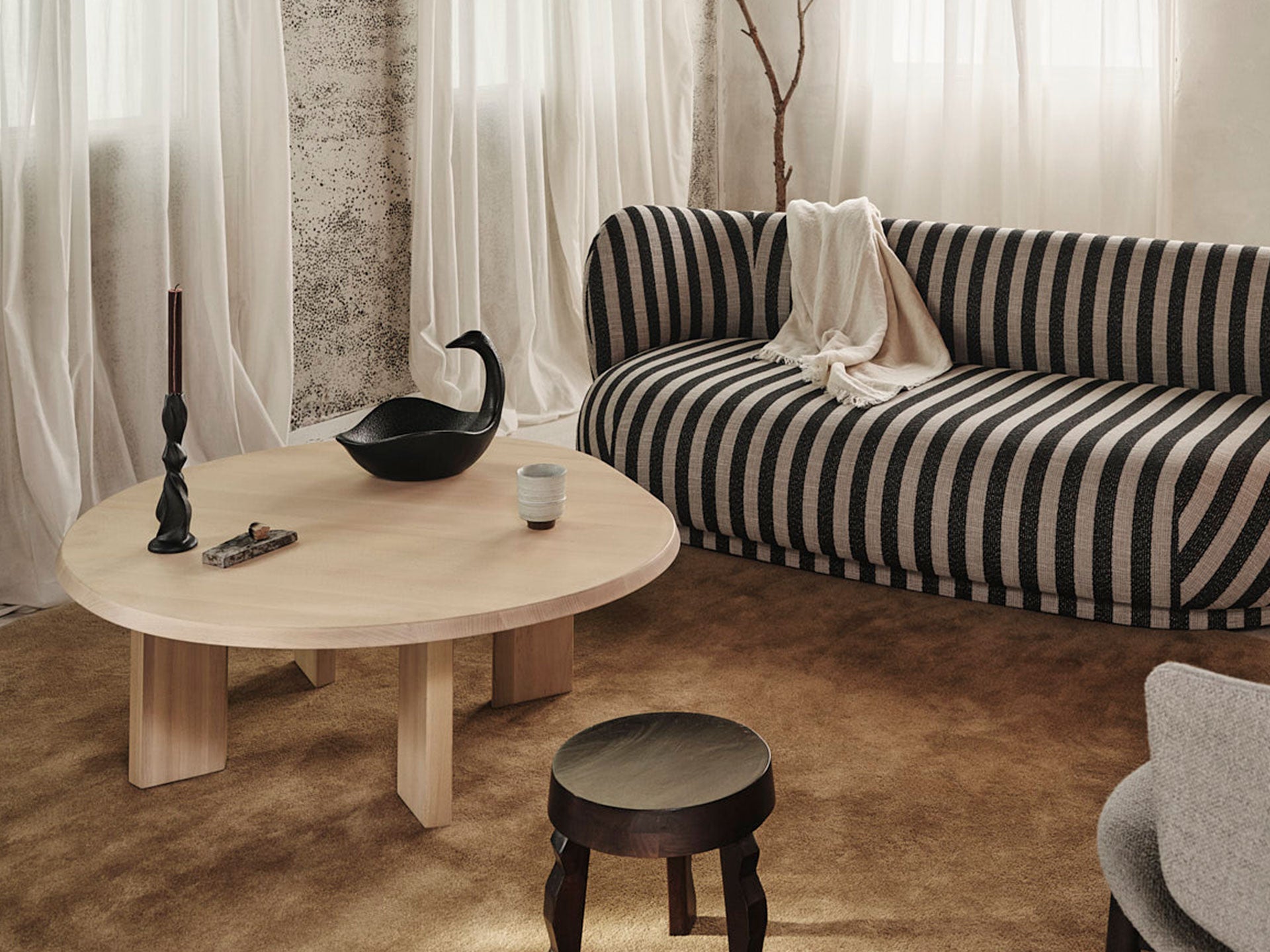 Tarn Coffee Table - White Oiled Beech | Ferm Living