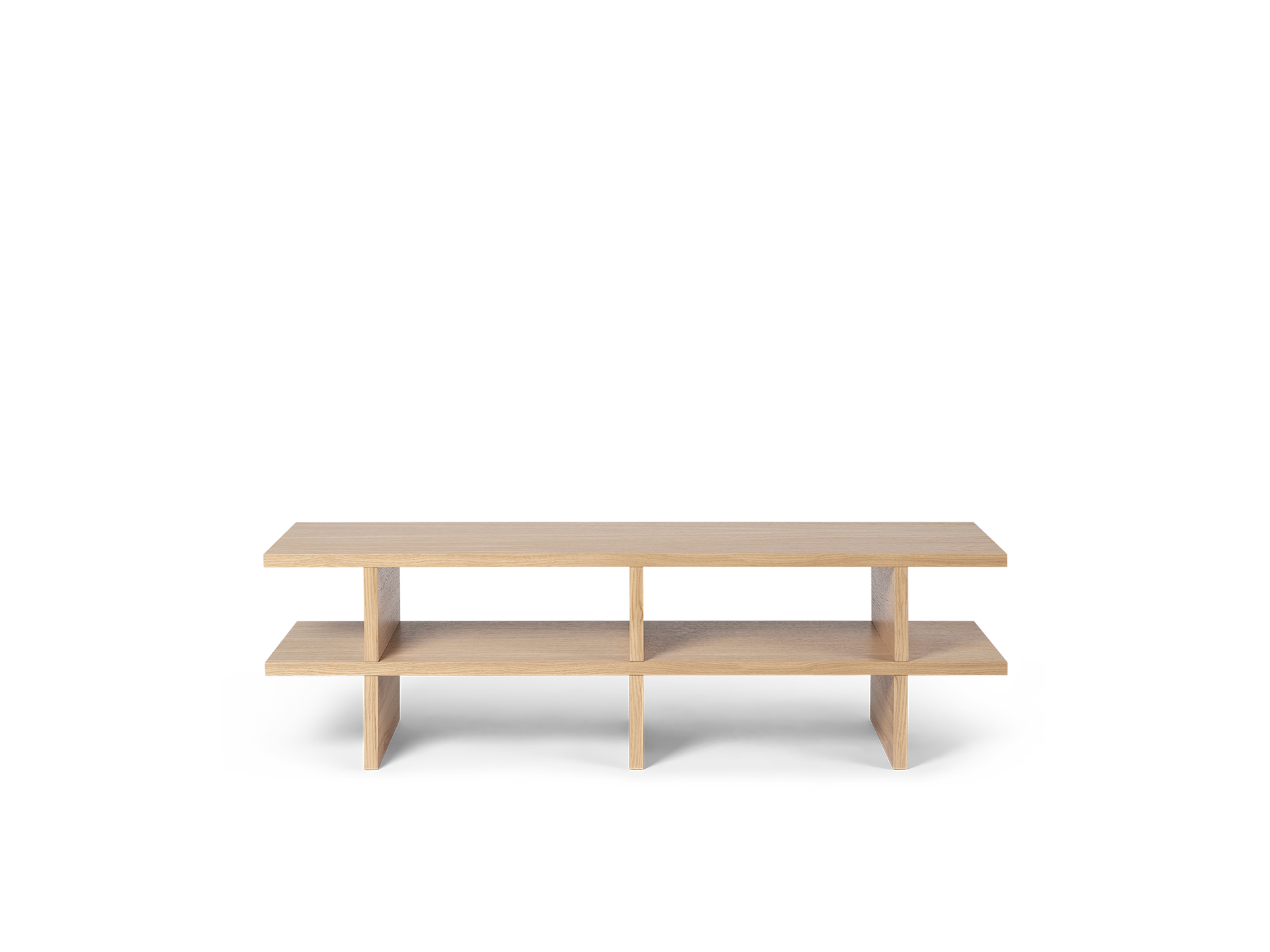 LPMusicCollectionボンゴ★ナチュラルウッド　LPM2049-AW Kona Bench - Natural Oak Veneer | Ferm Living