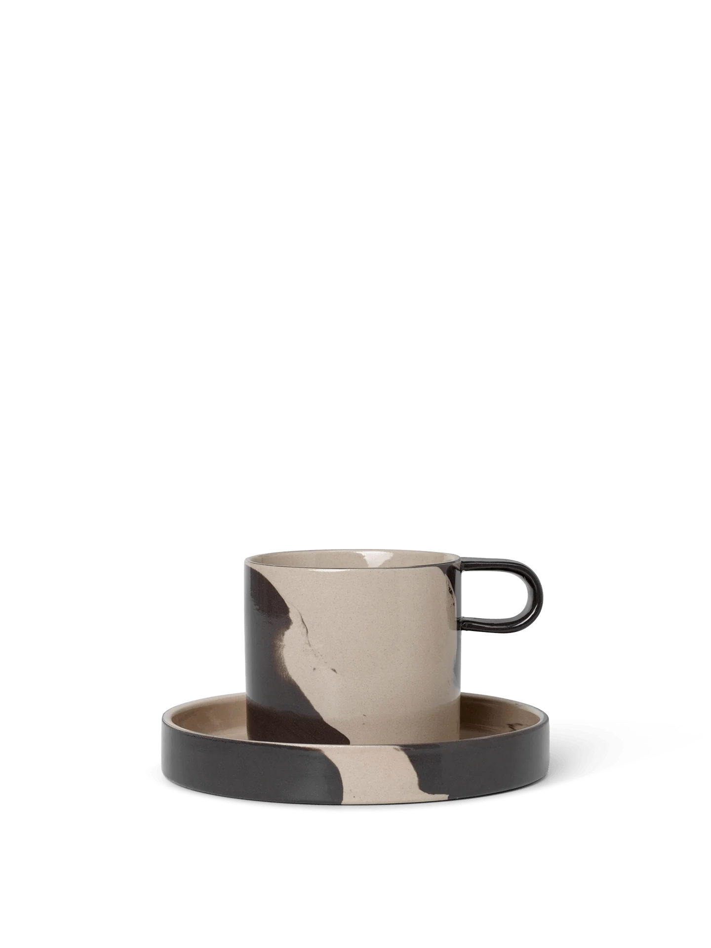 Ferm Living Inlay Cup With Saucer - Thumbnail 4