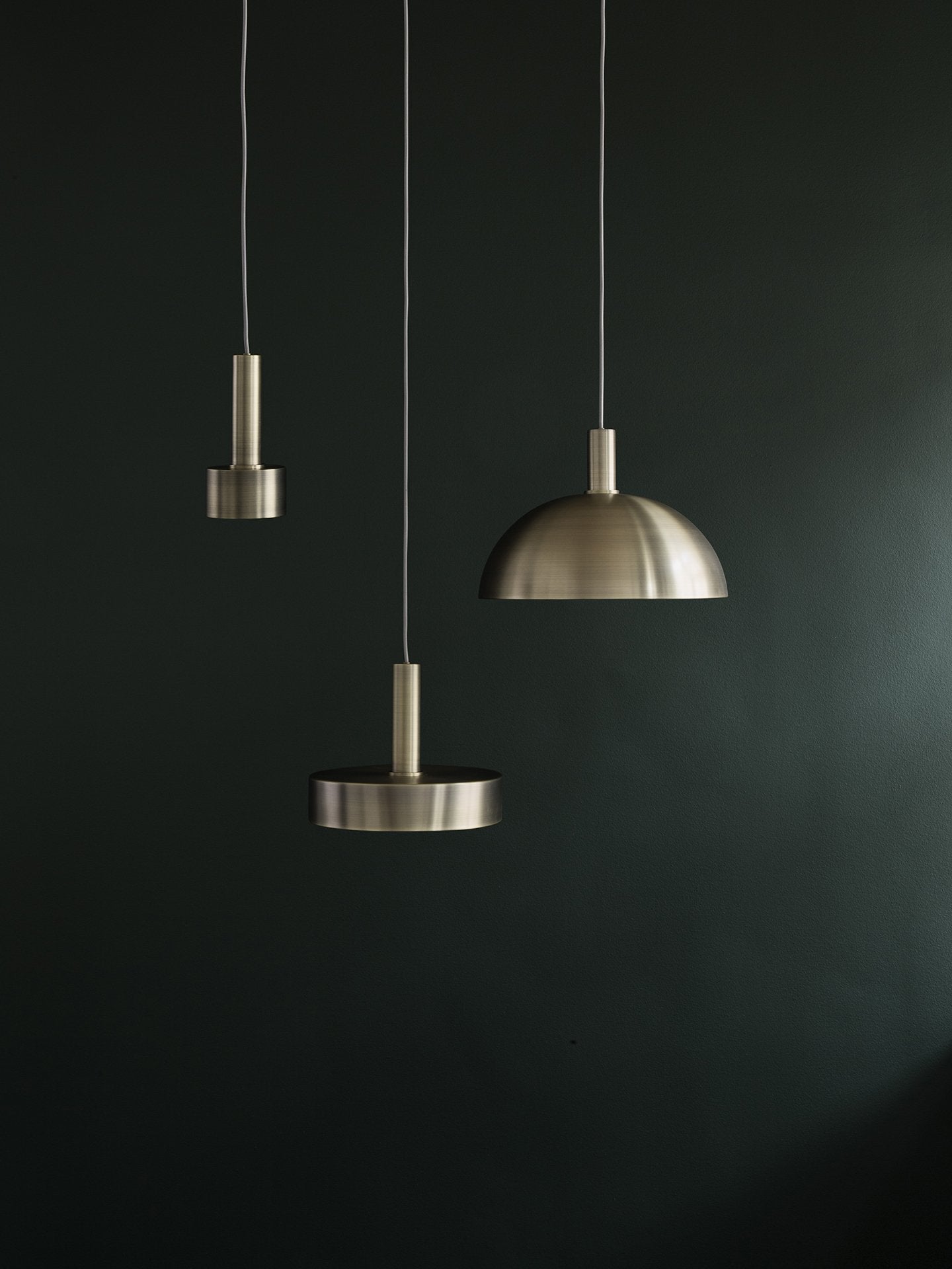 Ferm Living Socket Pendant Low Brass UL