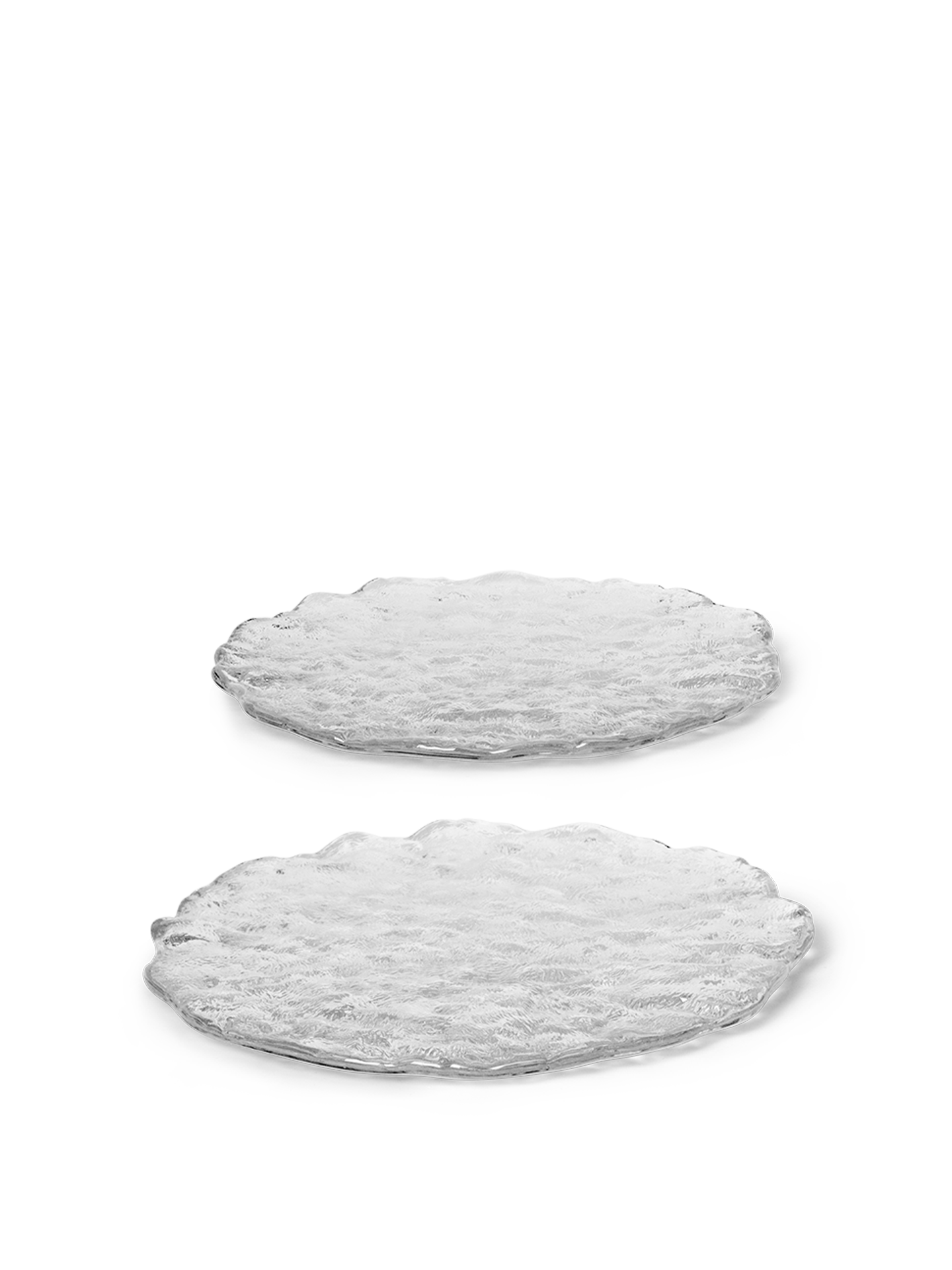 Momento Glass Stones - Large - Set of 2 - Clear