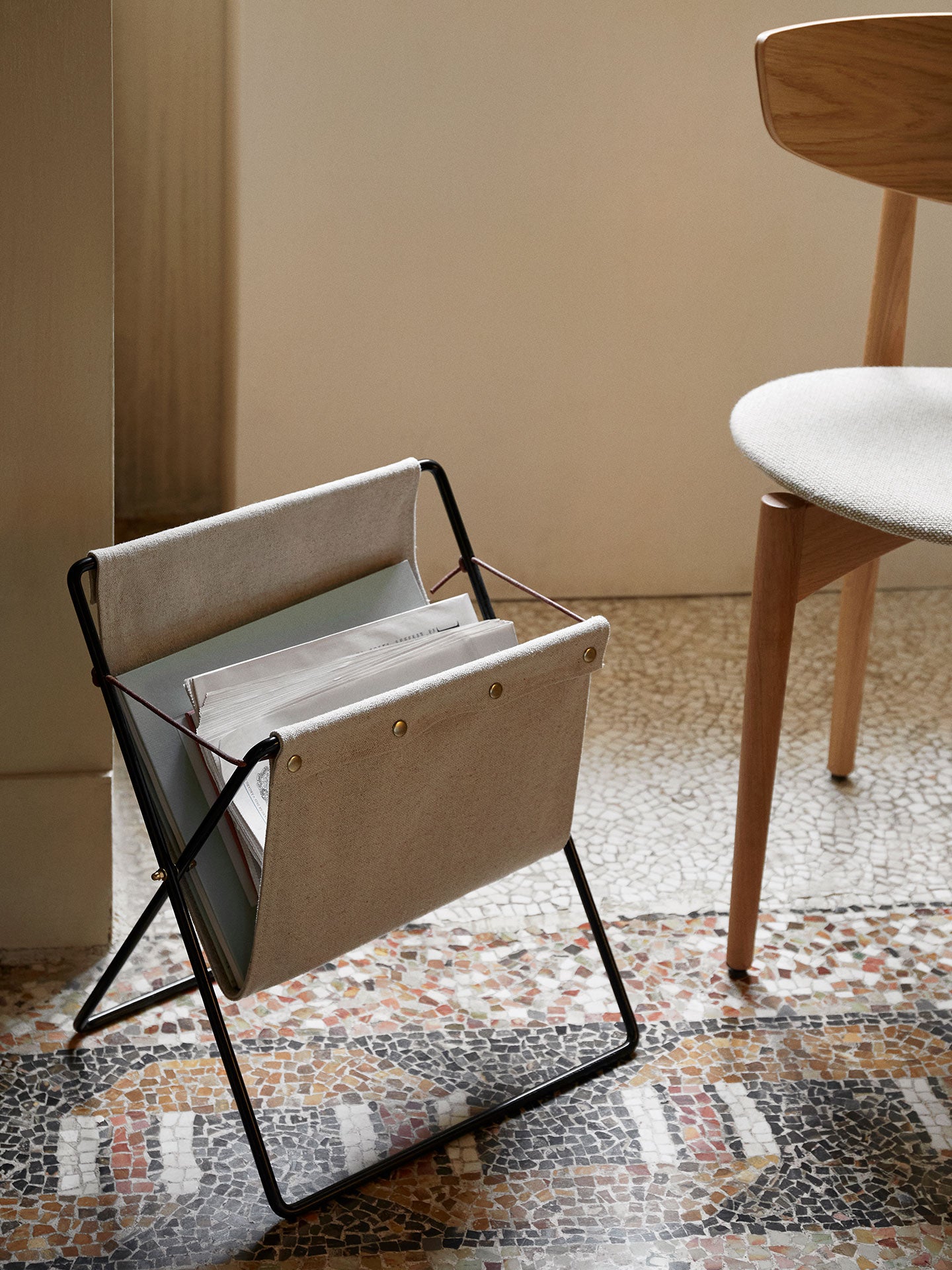 Herman Magazine Stand - Black by Ferm Living