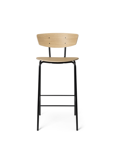 Ferm Living Herman Stoolダークステインドオーク/クローム Herman Counter Chair in White Oiled Oak | Ferm Living