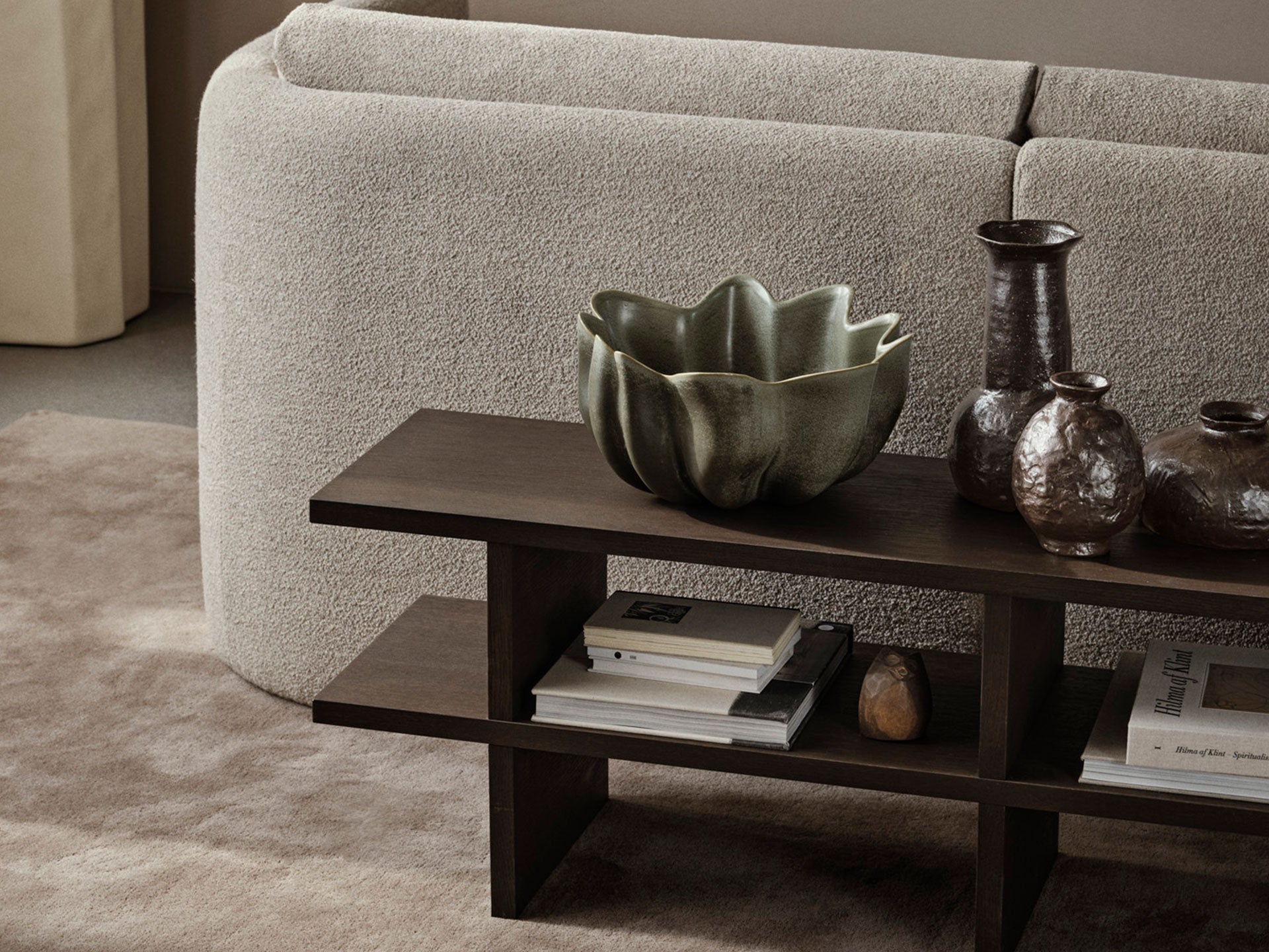 Kona Bench - Dark Stained Oak | Ferm Living