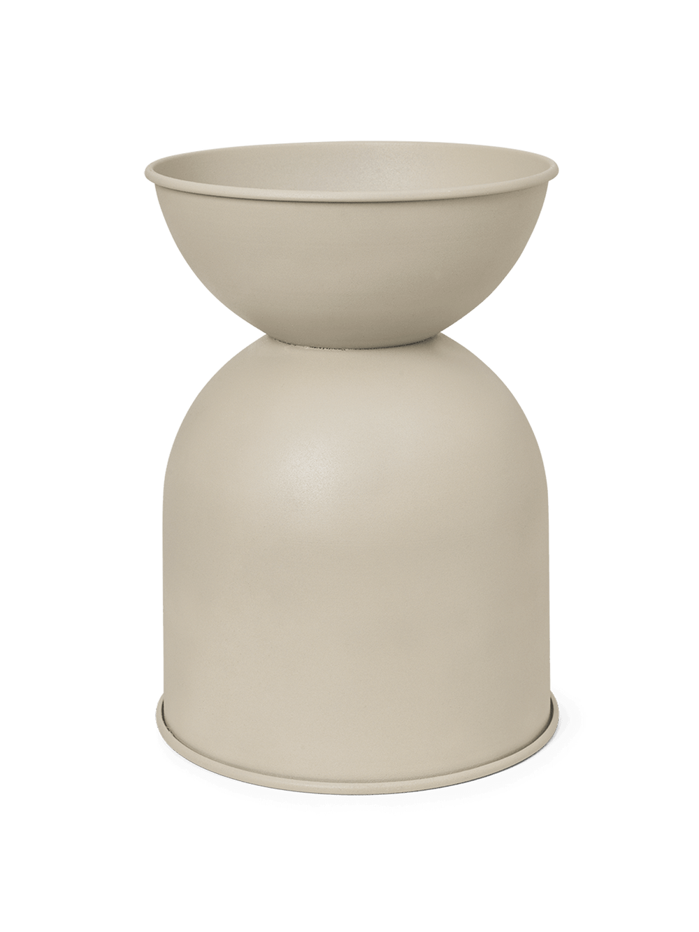 ferm living mus plant pot Hourglass Plant Pot - Large / Cashmere