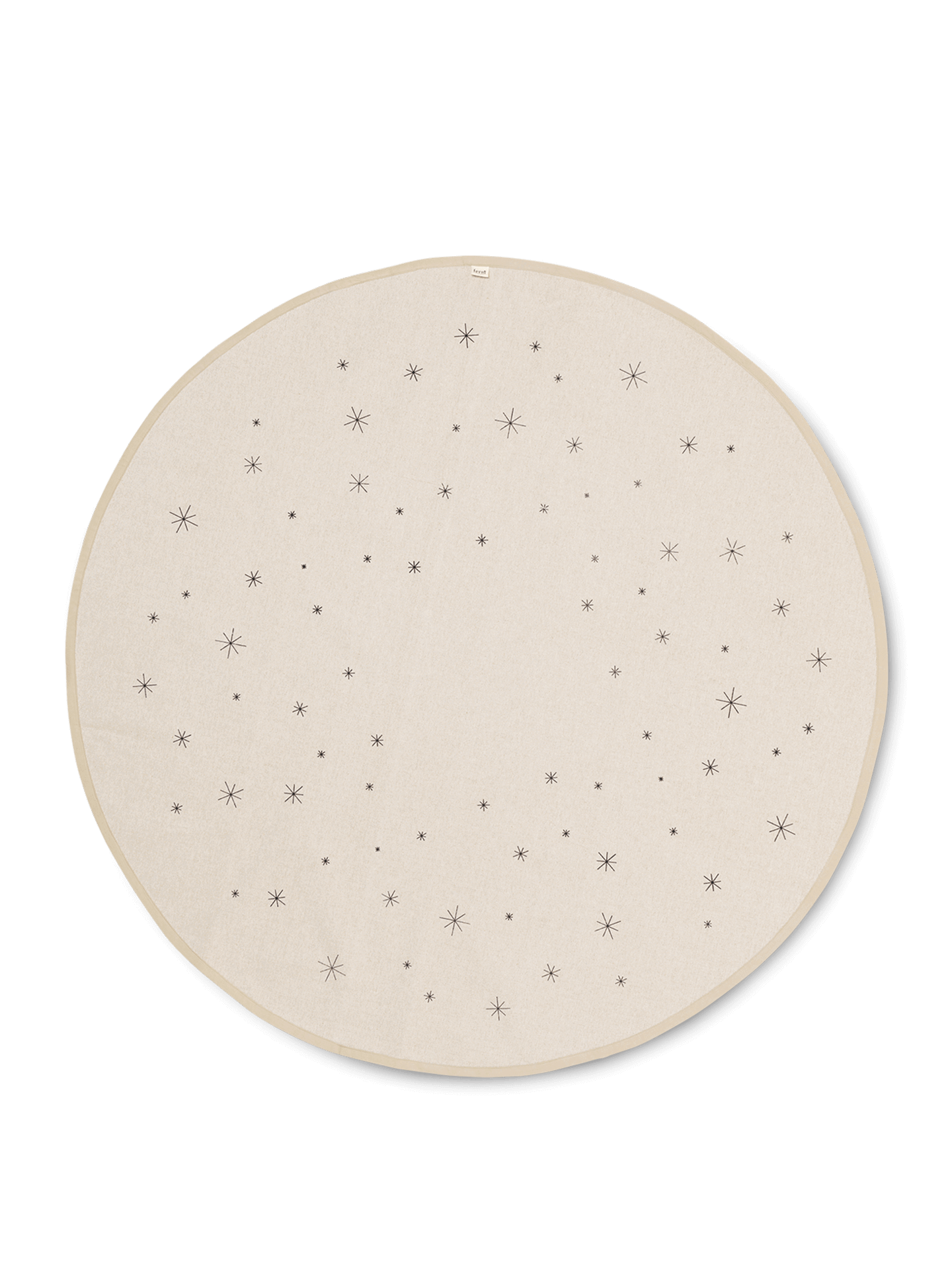 Star Christmas tree rug decorated with stars – Ferm Living