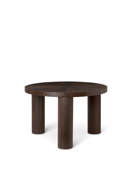 Post Coffee Table - Small - Smoked Oak Star/Plain by Ferm Living
