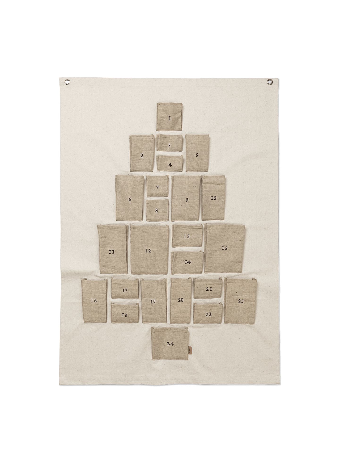 Pine Christmas Calendar - Maxi - Natural | Ferm Living Pine Christmas Calendar - Maxi - Natural | Ferm Living